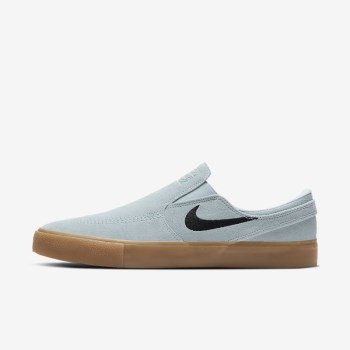 Nike SB Zoom Stefan Janoski Slip RM - Női Deszkás Cipő - Világos Kék/Világos Kék/Világos Barna/Feket